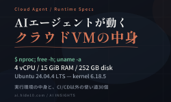 Featured image of post AIエージェントが動くクラウドVMを中から測った ― ルーティンでCI/CD以外にできること30個