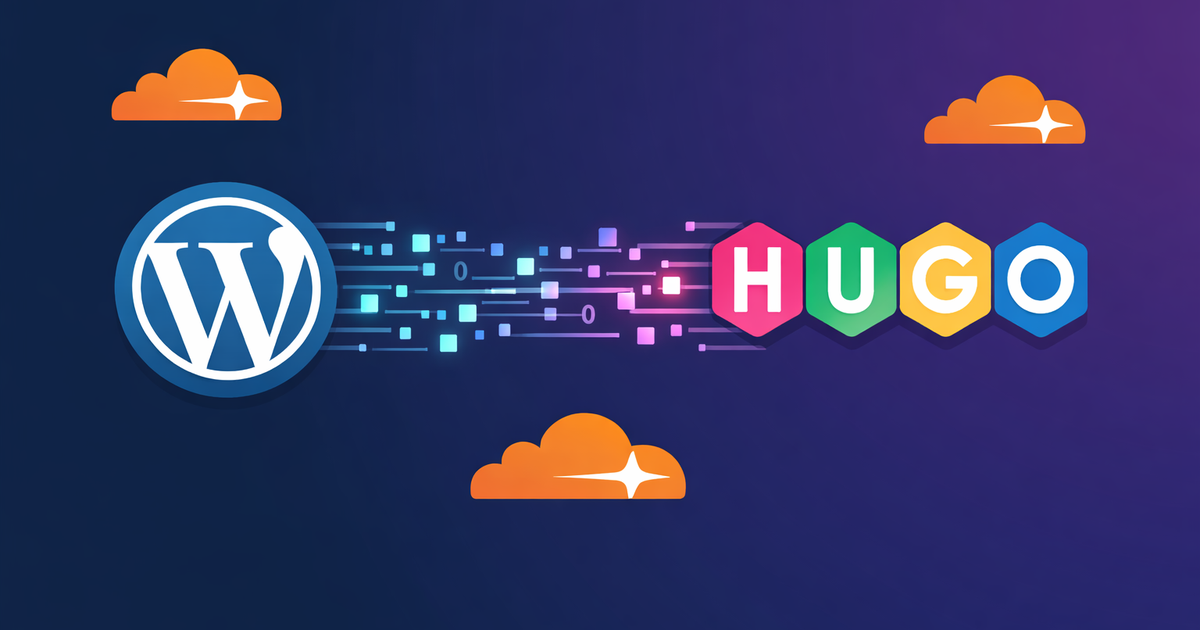 Featured image of post WordPressからHugo+Cloudflare Pagesへ ─ ブログ移行の進捗まとめ