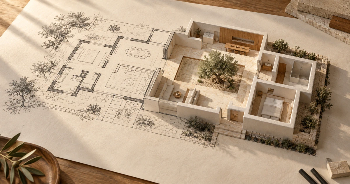 Featured image of post 平面図がそのまま立体へ動き出す。Web 3D演出「Casa Serra」の仕組みとAI対話の裏側