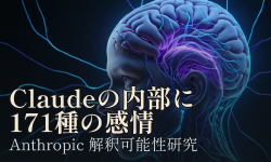 Featured image of post Claudeの内部に171種の感情ベクトルが存在する——Anthropicの解釈可能性研究が示したこと