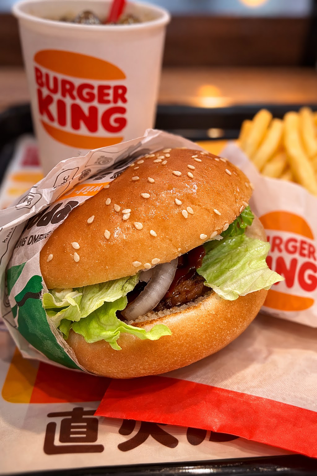 バーガーキングのディナー