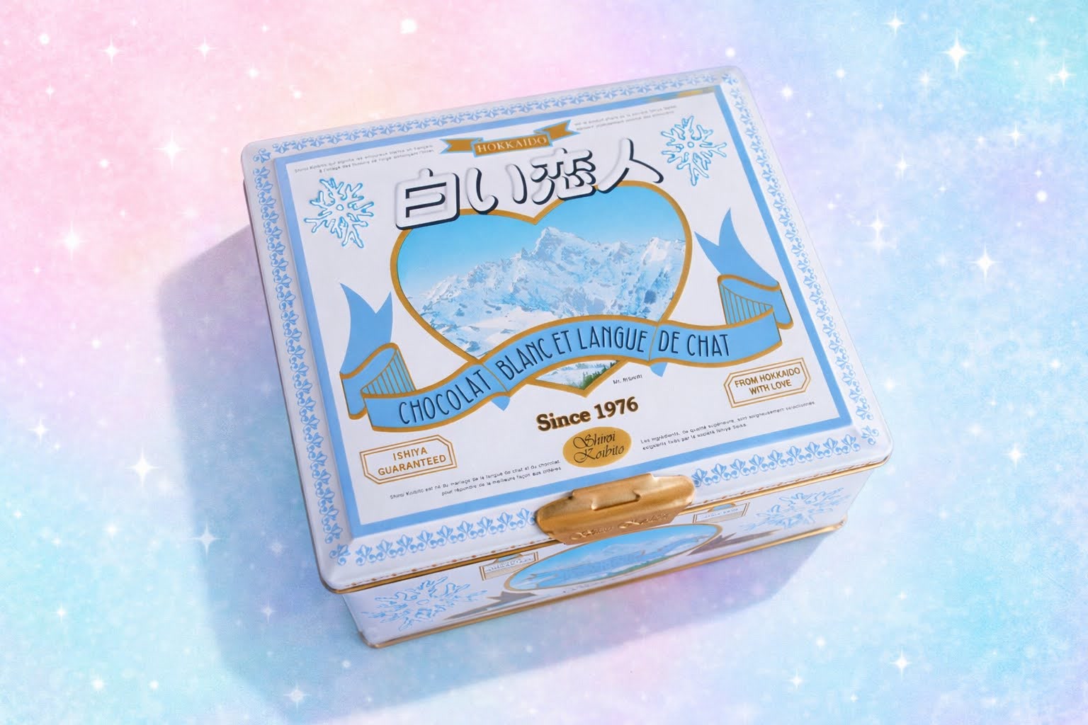 白い恋人の缶