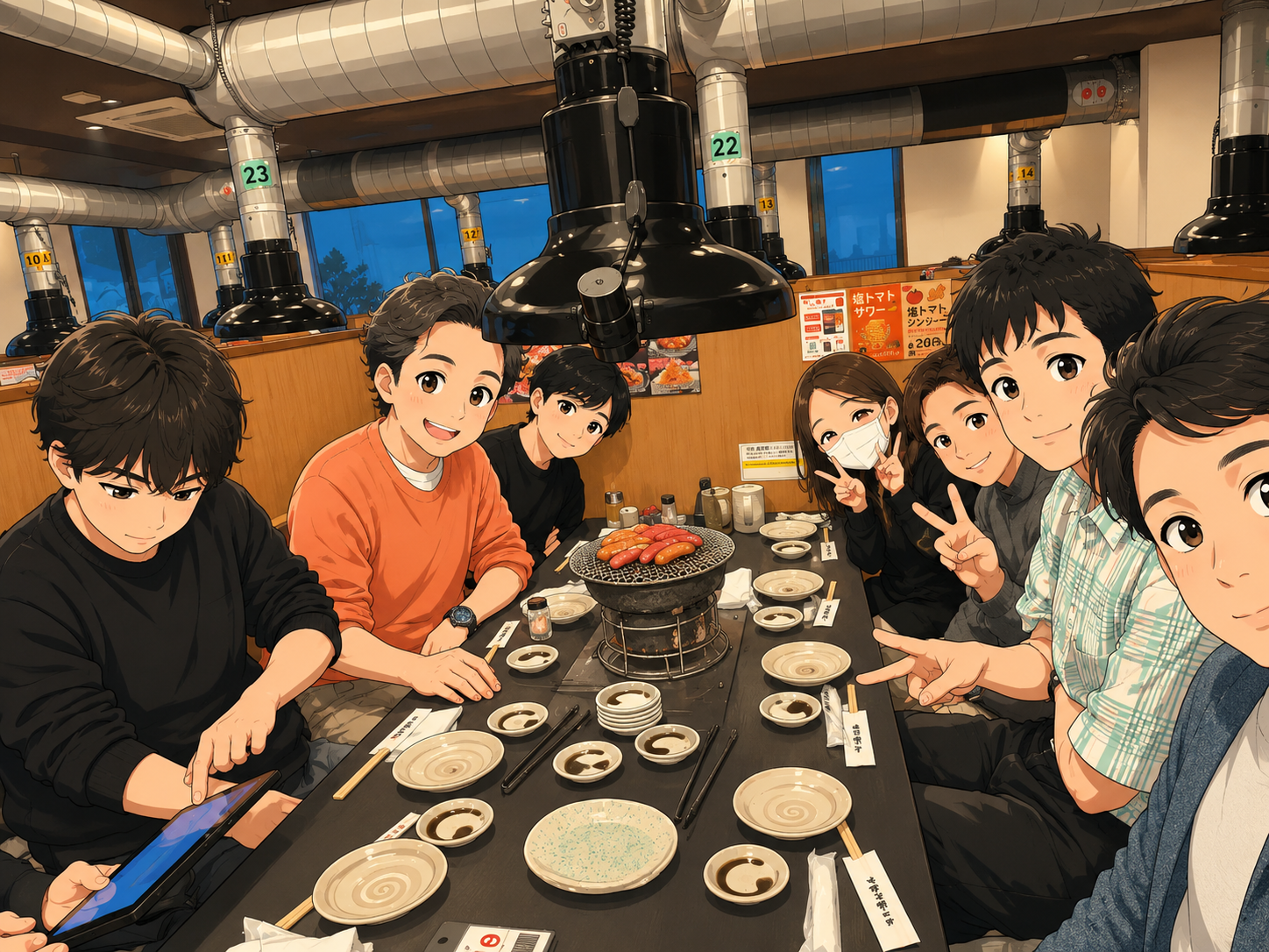 プロジェクト打ち上げの焼肉