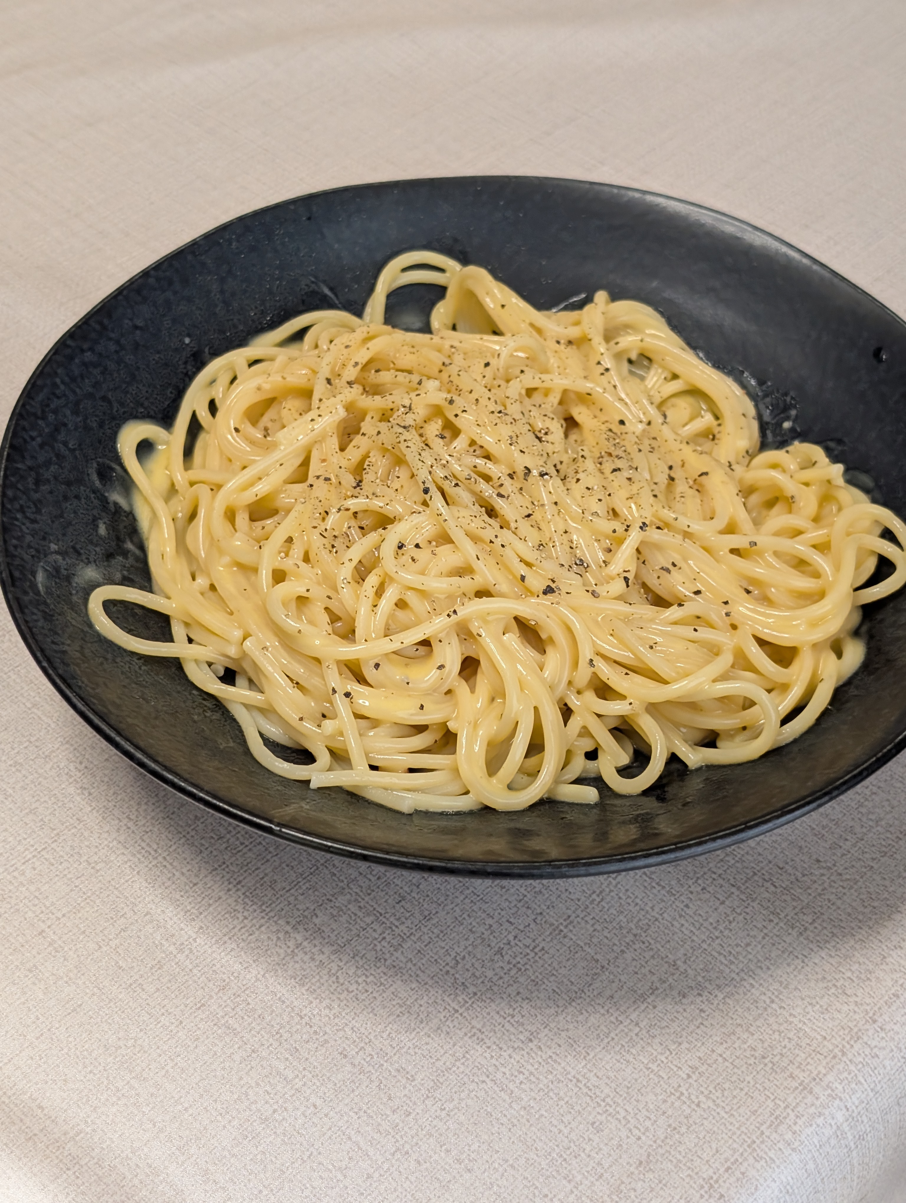 スマホで撮ったままのパスタ