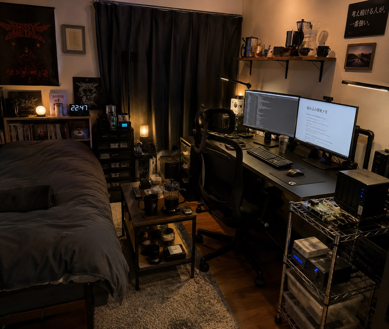 ChatGPTが生成した俺の部屋