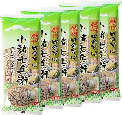 星野物産 新・信州田舎そば 小諸七兵衛 340g×5袋