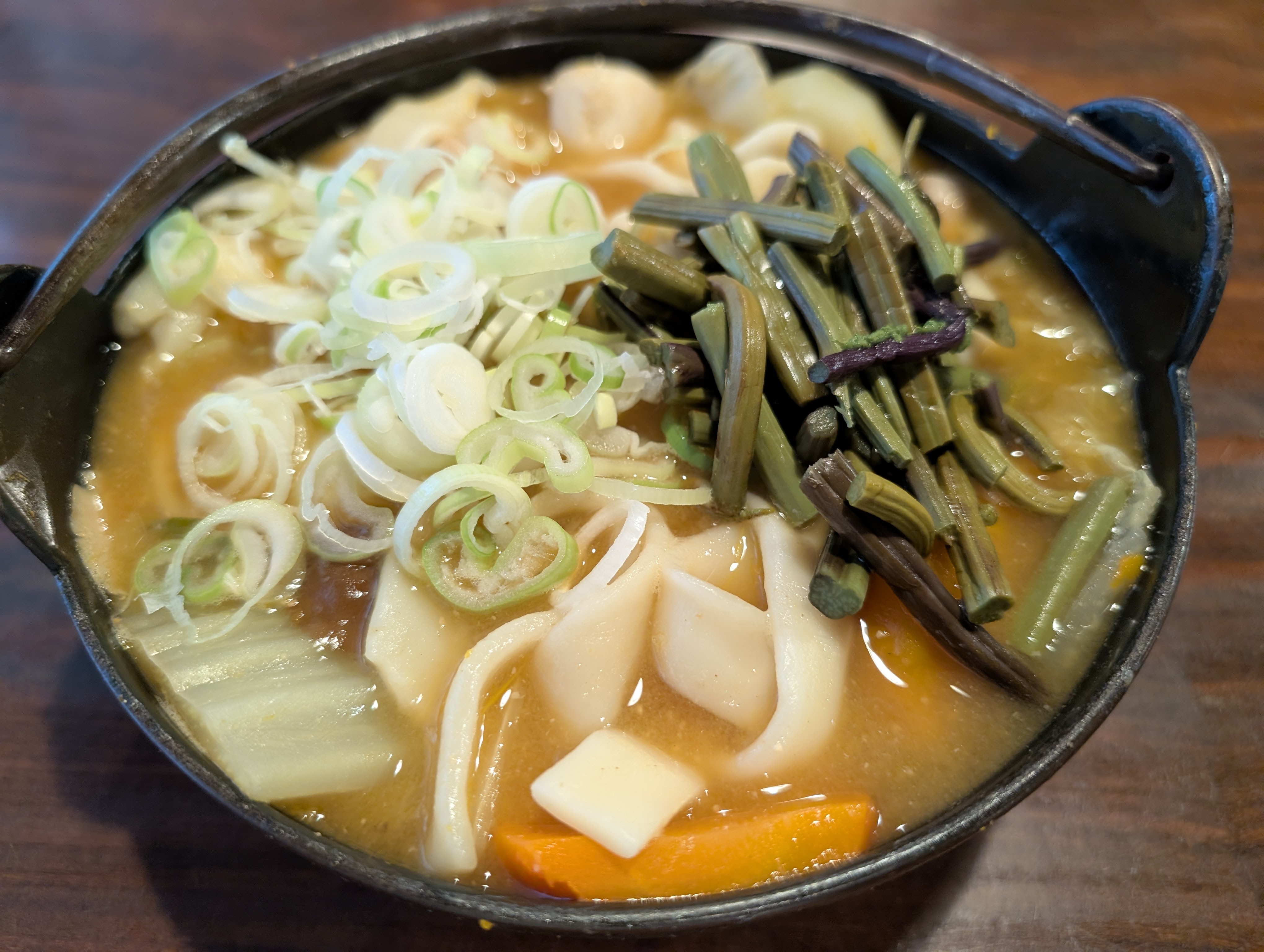 小作で食べたほうとう