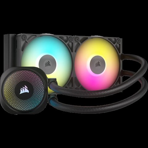 CORSAIR iCUE LINK TITAN 240 RX RGB 水冷式CPUクーラー(ブラック)