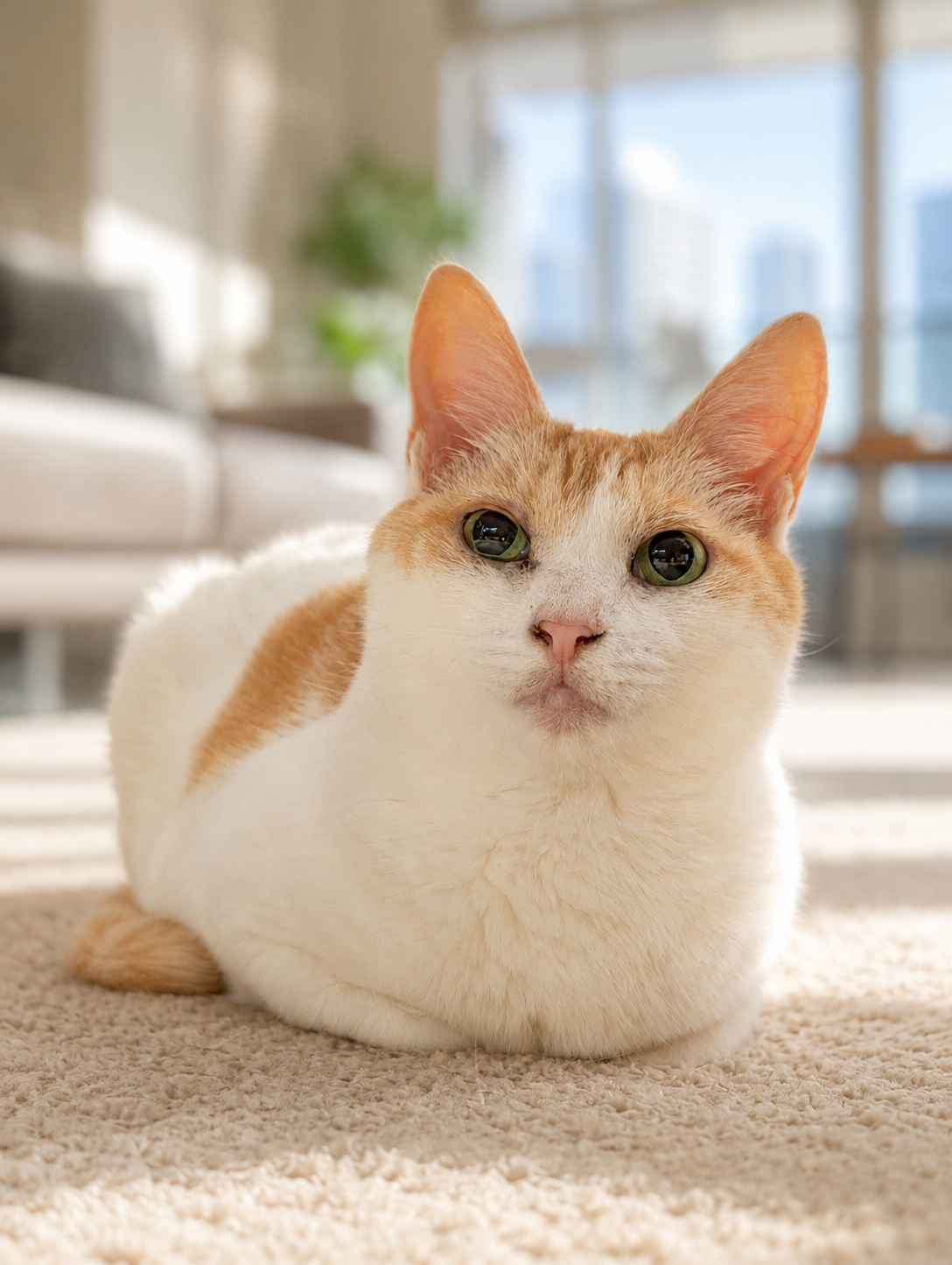 猫らしい表情のチャコちゃん