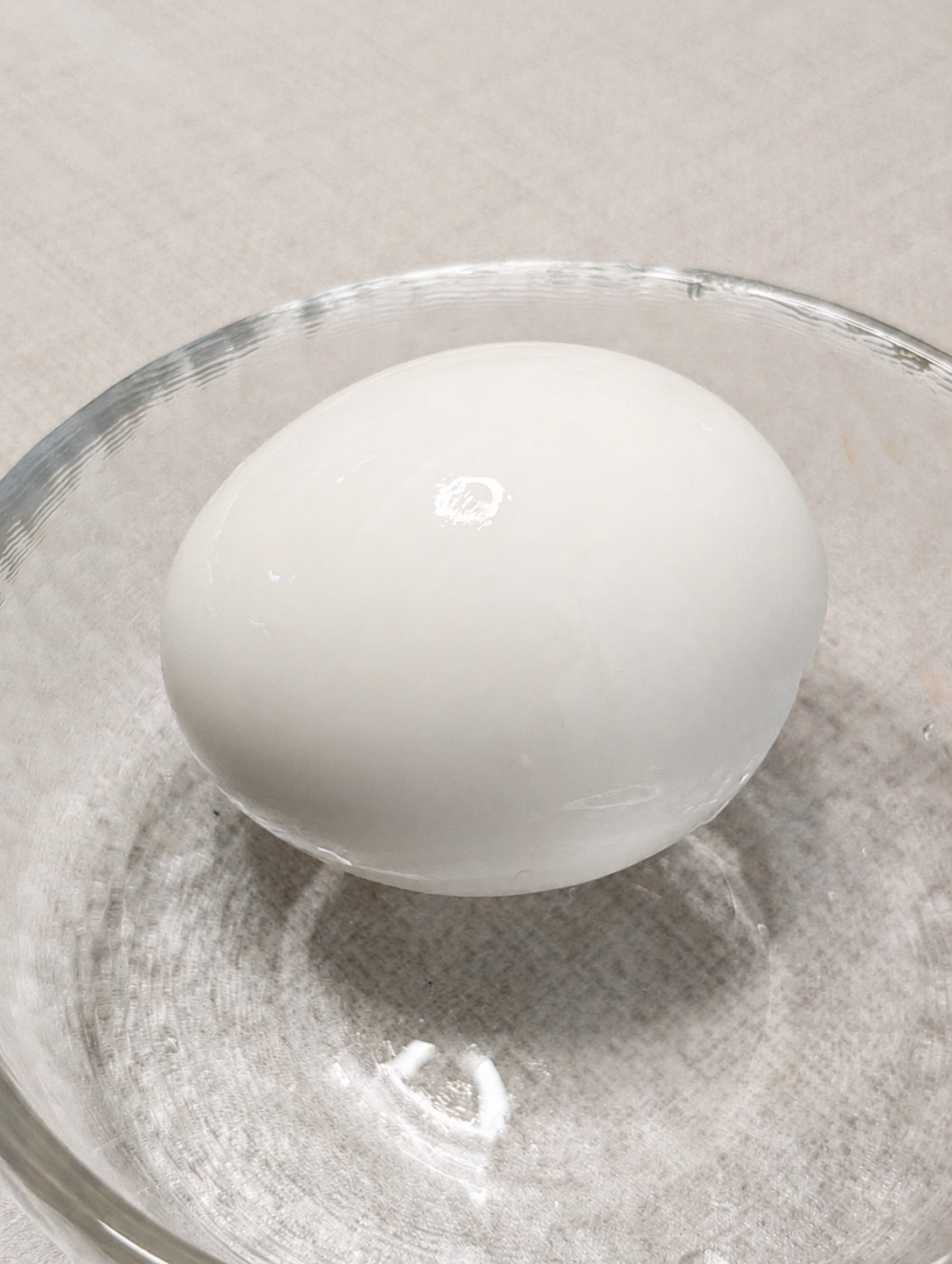 きれいに剥けたゆで卵