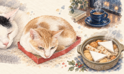 Featured image of post 【09月20日の写真日記】いつもの猫たちと、雨の日の読書とおでん