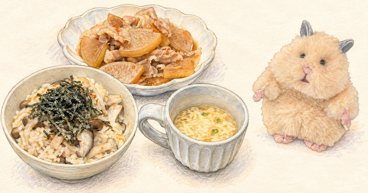 Featured image of post 【10月20日の写真日記】炊き込みご飯とはむにぎり、AIに「反省して！」
