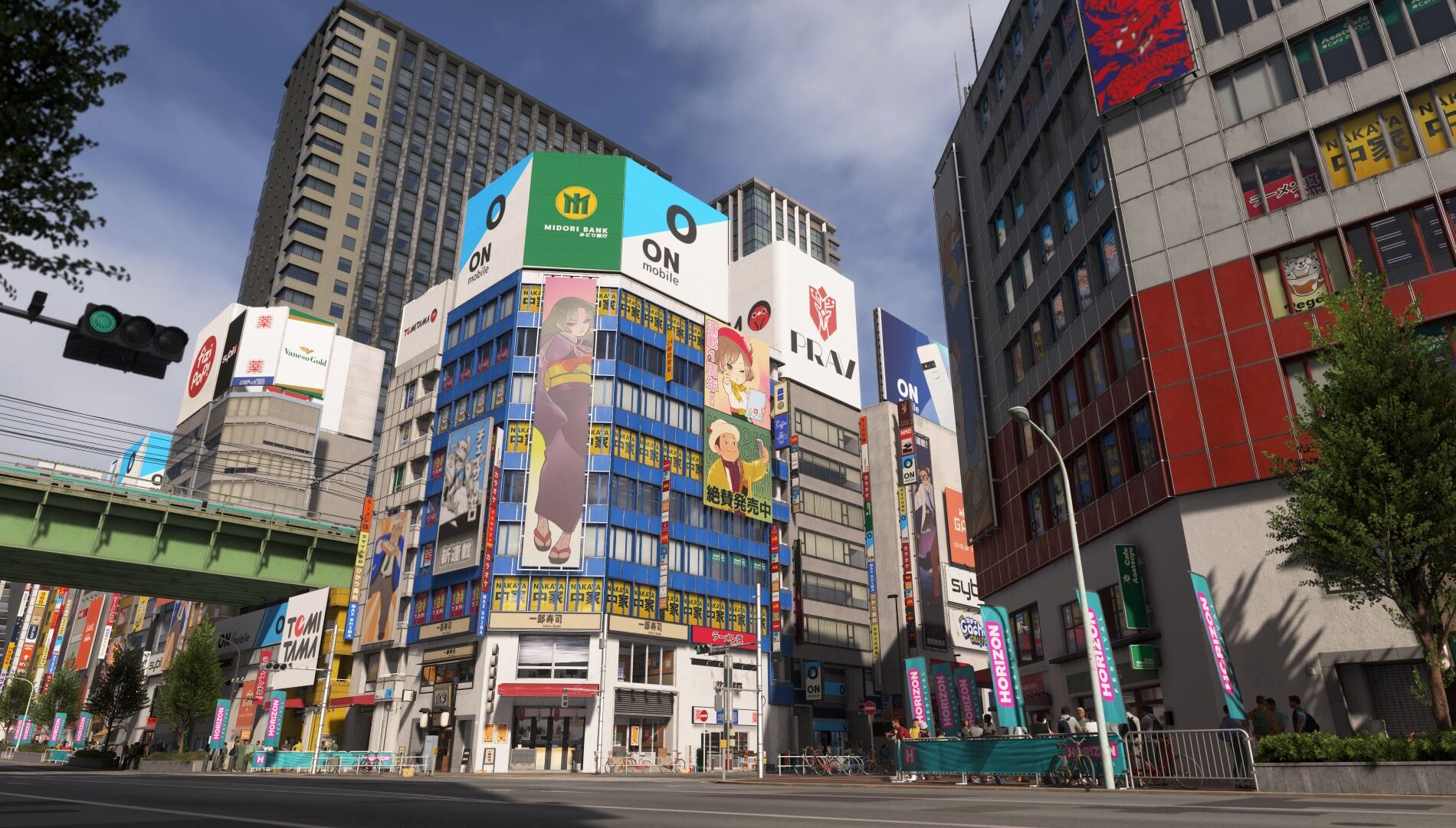 秋葉原電気街。テクノロジーとエンターテインメントが混じり合う商業拠点（出典: Xbox Wire Japan）