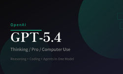 Featured image of post GPT-5.4 登場 ─ 推論もコーディングもPC操作も1つのモデルで