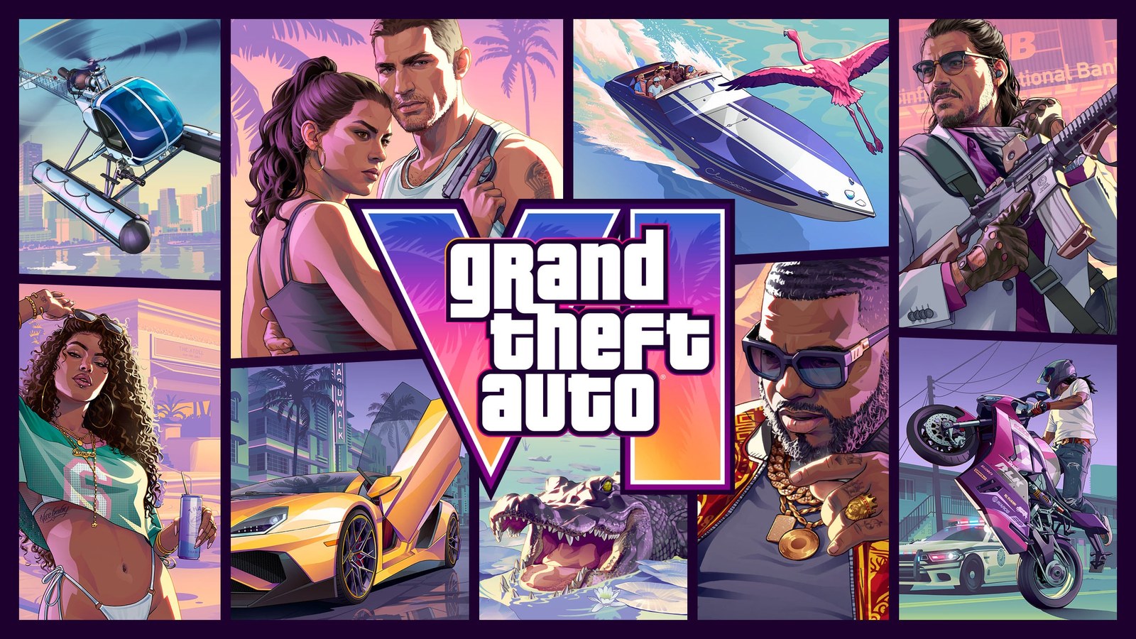 GTA6 コラージュアートワーク