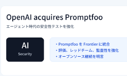 Featured image of post OpenAIがPromptfooを買収へ。エージェント時代は『安全性テスト』が主戦場になってきた